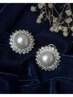 VIVINIA By Vidhi Mehra - Silver Plated Womens Stud Earrings