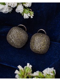 VIVINIA By Vidhi Mehra - Zia Silver Plated Womens Zircon Earrings