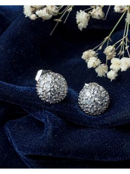 VIVINIA By Vidhi Mehra - Silver Plated Womens Stud Earrings