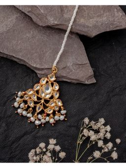 VIVINIA By Vidhi Mehra - Gold Plated Womens Kundan Polki Maangtikka