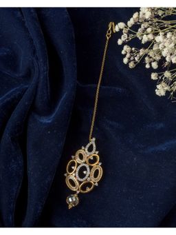 VIVINIA By Vidhi Mehra - Gold Plated Womens Zircon Maangtikka