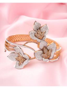 VIVINIA By Vidhi Mehra - Florence Gold Plated Silver Womens Kada