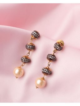 VIVINIA By Vidhi Mehra - Florence Gold Plated Blue Womens Drop Earrings