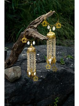 VIVINIA By Vidhi Mehra - Gold Plated Womens Kundan Polki Kaleeras