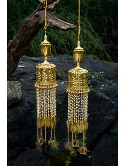 VIVINIA By Vidhi Mehra - Gold Plated Womens Kundan Polki Kaleeras