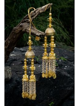 VIVINIA By Vidhi Mehra - Gold Plated Womens Kundan Polki Kaleeras