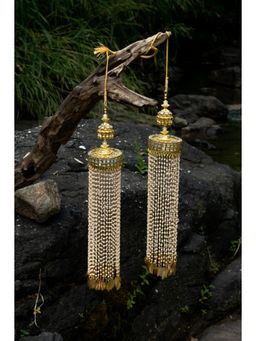 VIVINIA By Vidhi Mehra - Gold Plated Womens Kundan Polki Kaleeras