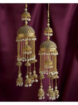 VIVINIA By Vidhi Mehra - Gold Plated Womens Beaded Kaleeras