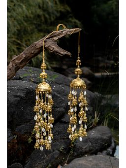 VIVINIA By Vidhi Mehra - Gold Plated Womens Kundan Polki Kaleeras