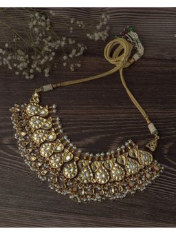 VIVINIA By Vidhi Mehra - Gold Plated Womens Choker Necklace Set