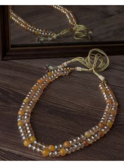 VIVINIA By Vidhi Mehra - Orange Womens Short Necklace