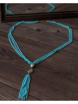 VIVINIA By Vidhi Mehra - Blue Womens Short Necklace
