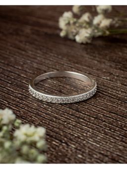 VIVINIA By Vidhi Mehra - Zia 2.0 Silver Plated Womens Zircon Ring