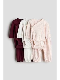 H&M - Kids Pink 6-Piece Bodysuit And Trousers Set