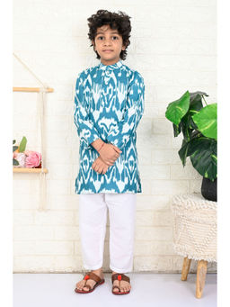 The Cotton Staple - Robin Ikat Kurta and Pants (Set of 2)