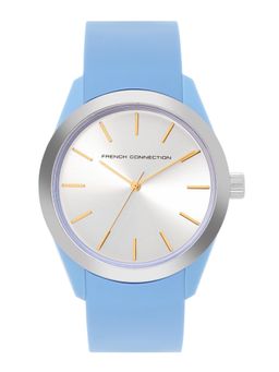 French Connection - Unisex Zenoray Round Silver Dial Analog Watch - FC01LU-S (M)