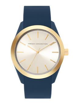 French Connection - Unisex Zenoray Round Beige Dial Analog Watch - FC01U-S (M)