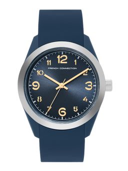 French Connection - Unisex Glomark Round Blue Dial Analog Watch - FC03U (M)