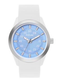 FCUK - Unisex Minute Mark Round Blue Dial Analog Watch - FC05U (M)