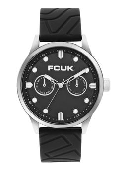 FCUK - Men Trackor Round Black Dial Analog Watch - FC182B (M)