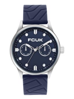 FCUK - Men Trackor Round Blue Dial Analog Watch - FC182U (M)