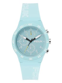 FCUK - Unisex Beat Round Blue Dial Analog Watch - FC184LU (M)