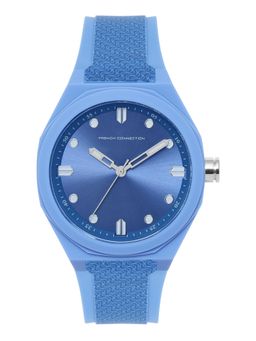 French Connection - Men Flex Round Blue Dial Analog Watch - FC196U (M)