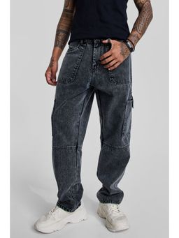 Snitch - Grey Plain Casual Jeans