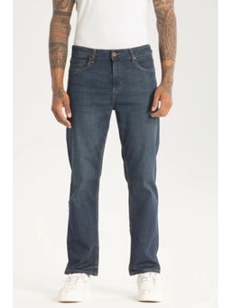 Snitch - Blue Plain Casual Jeans