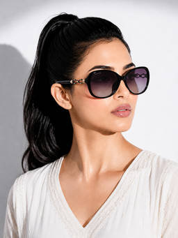 ROYAL SON - Butterfly UV Protection Women Sunglasses Purple Lens - CHIWM00117-C1