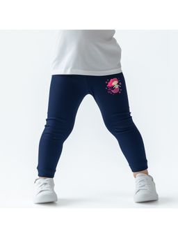 Nautinati - Girls Cotton Solid Leggings