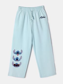 Nautinati - Blue Lilo Printed Trouser for Girls
