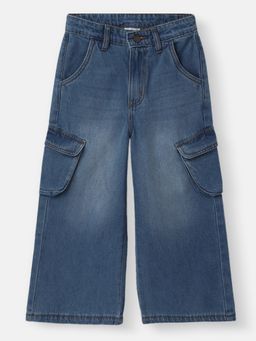 Nautinati - Girls Cargo Pocket Jeans