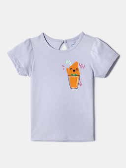 Nautinati - Printed and Striped Tops for Girls (Pack of 3)