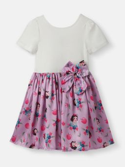 Nautinati - Girls Snow White Printed Cotton Dress