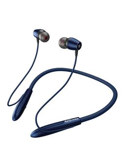 Portronics - Harmonics 230 Wireless Bluetooth Headset Upto 10Hrs Playtime, Rapid Charging (Blue)