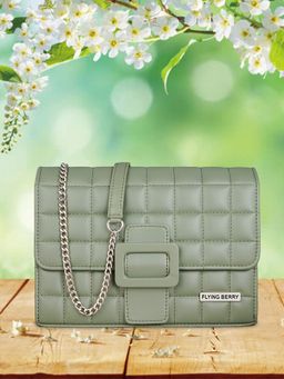 FLYING BERRY - Womens Olive Green Sling Bag