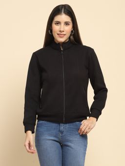 Global Republic - Black Poly Blend Relaxed Fit Sweatshirt