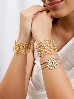 Teejh - Chetna Stacked Bracelet (Set Of 3)