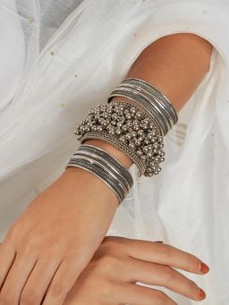 Teejh - Miraaya Stacked Bracelet (Set Of 3)