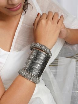 Teejh - Dastur Stacked Bracelet (Set Of 3)