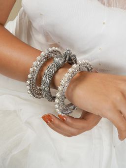 Teejh - Araya Stacked Bracelet (Set Of 3)