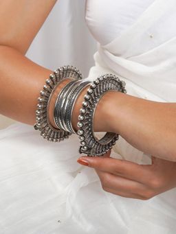 Teejh - Rupal Stacked Bracelet (Set Of 3)