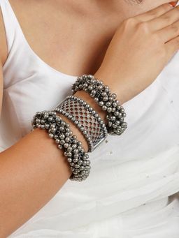 Teejh - Tresha Stacked Bracelet (Set Of 3)