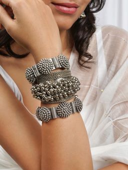 Teejh - Nayna Stacked Bracelet (Set Of 3)