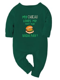Zeezeezoo - Green Typography Romper