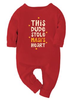 Zeezeezoo - Red Typography Romper