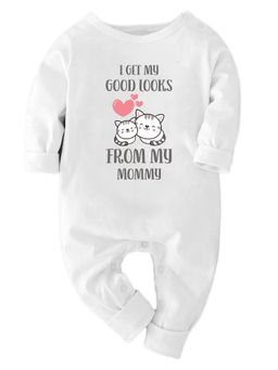 Zeezeezoo - White Typography Romper