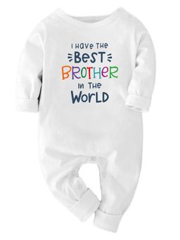 Zeezeezoo - White Typography Romper