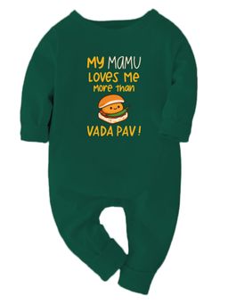 Zeezeezoo - Green Typography Romper